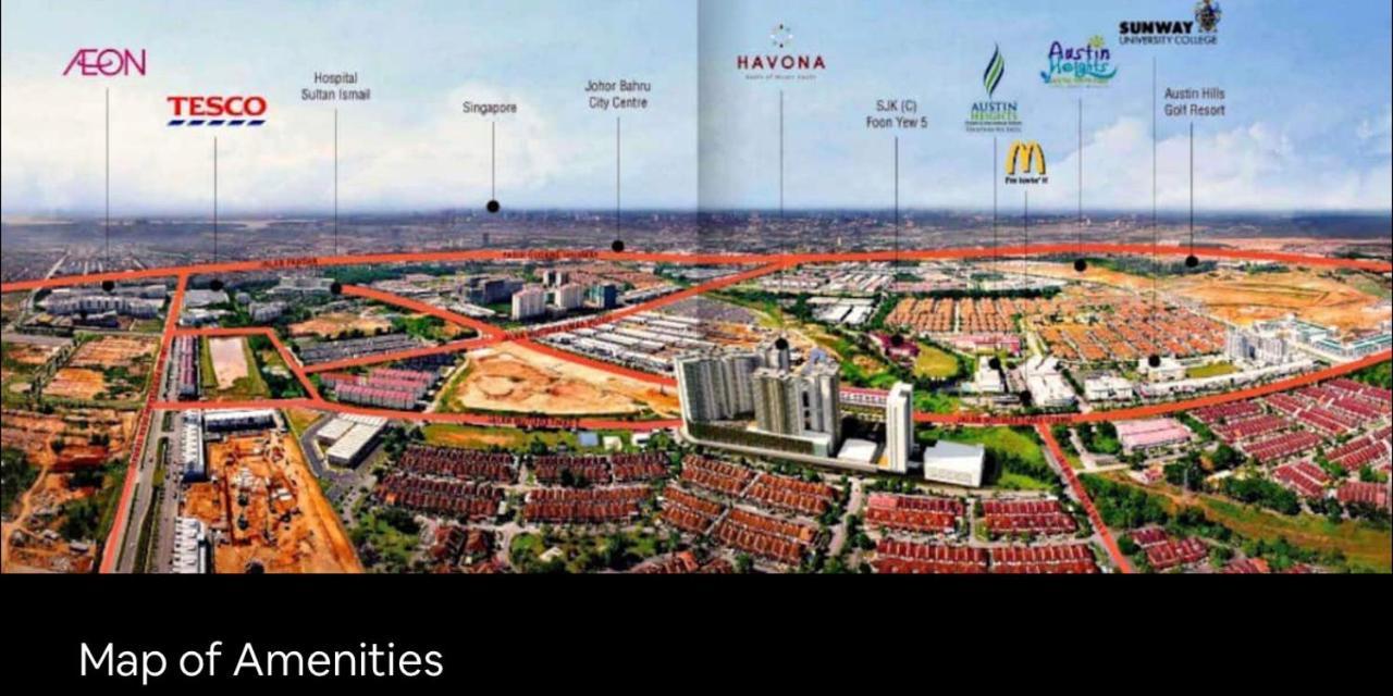 3Br Mount Austin @Midori Green Johor Bahru Zewnętrze zdjęcie